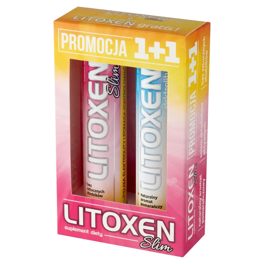 Litoxen Slim Zestaw 20 + 20 Tabletek Musujących