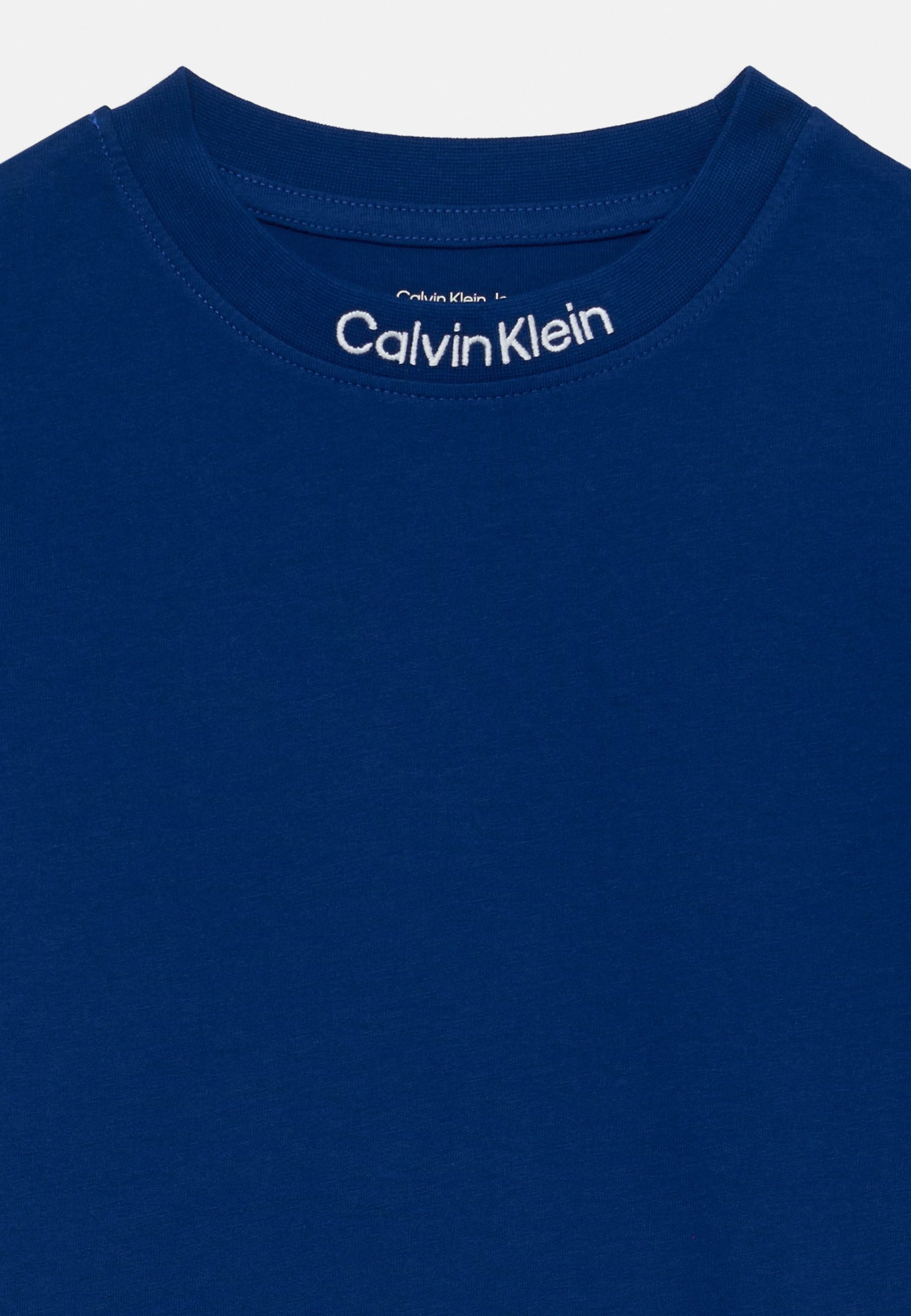 Confezione da 2 T-shirt unisex con logo Calvin Klein Jeans - T-shirt stampata - blu acceso/grigio chiaro