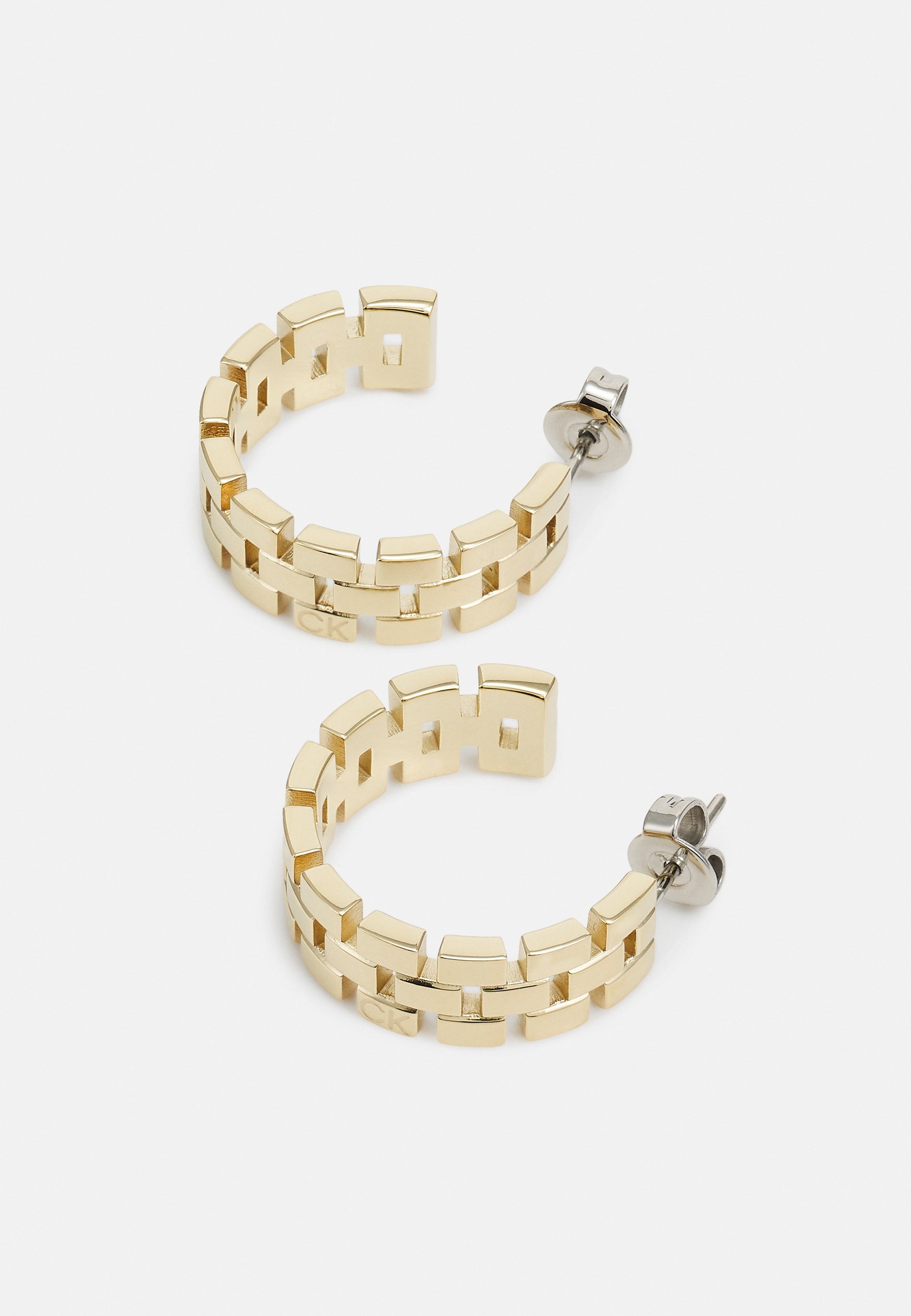 Calvin Klein ELEGANT HEAD EARRINGS - Náušnice - gold-coloured