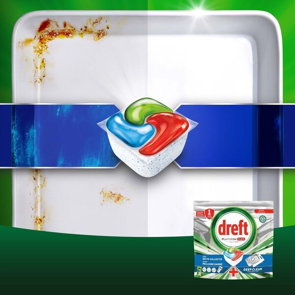 Dreft Platinum Plus таблете за машину за прање судова све у једном<br>150 комада