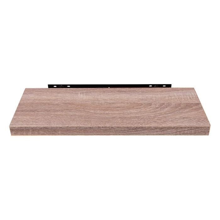 Mensola da parete EUGAD in MDF, 100x22,9x3,8 cm, colore rovere.