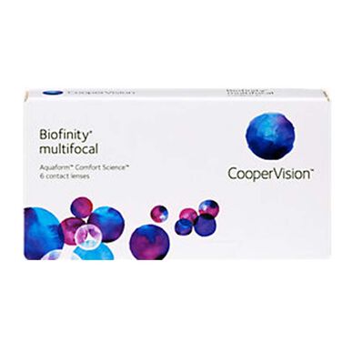 Biofinity multifocale contactlenzen, 3 of 6 stuks.
