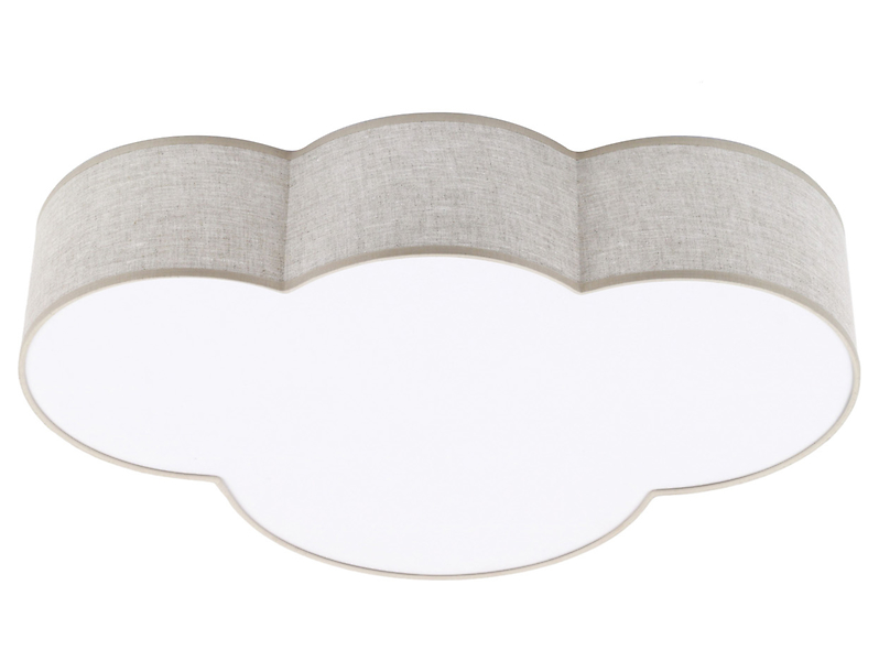 Lampa sufitowa dziecięca Cloud 4-punktowa tkaninowa beżowa
