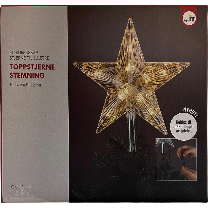Hjem Toppstjerne 24 cm koblingsbar Mood