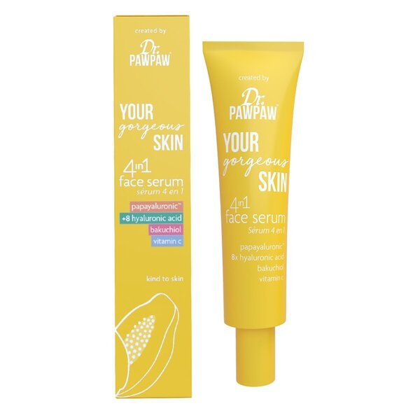 Dr. Paw Paw Your Gorgeous Skin 4-v-1 serum za obraz<br>30 ml, vse vrste tekočin