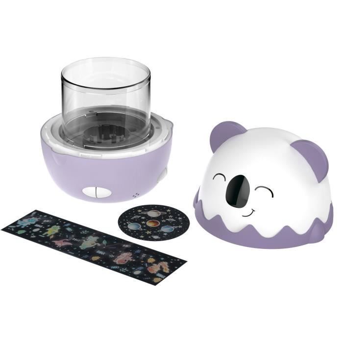 Luce notturna musicale senza fili - BIGBEN - Koala - Proiezione a 360° - 13 film - 8 melodie - Telecomando - Batteria USB-C