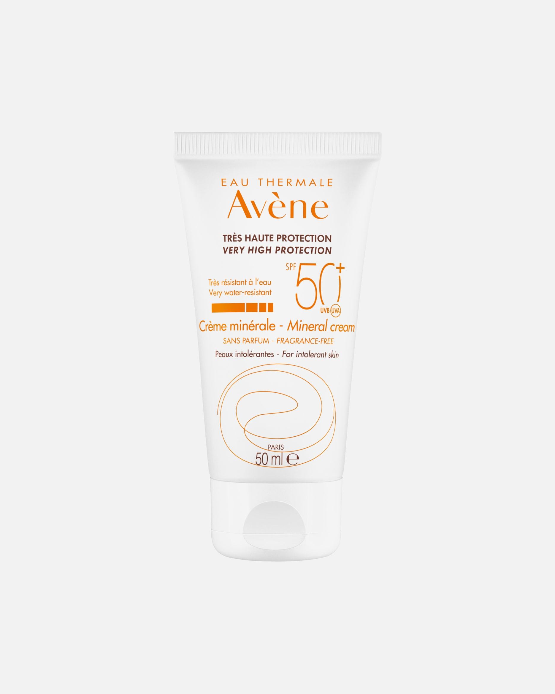Avène Sunscreen Solaire Mineral Cream SPF50+ - 50 ml