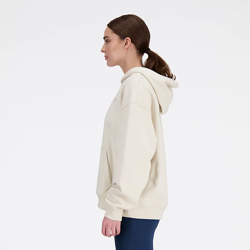 Damesatletiek hoodie van badstof - LINNEN
