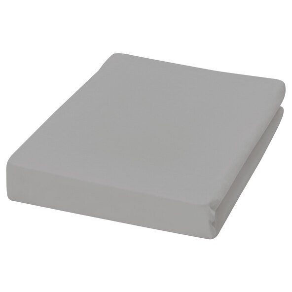 Σεντόνι με λάστιχο από ζέρσεϊ, 140-160 x 200 cm, γκρι