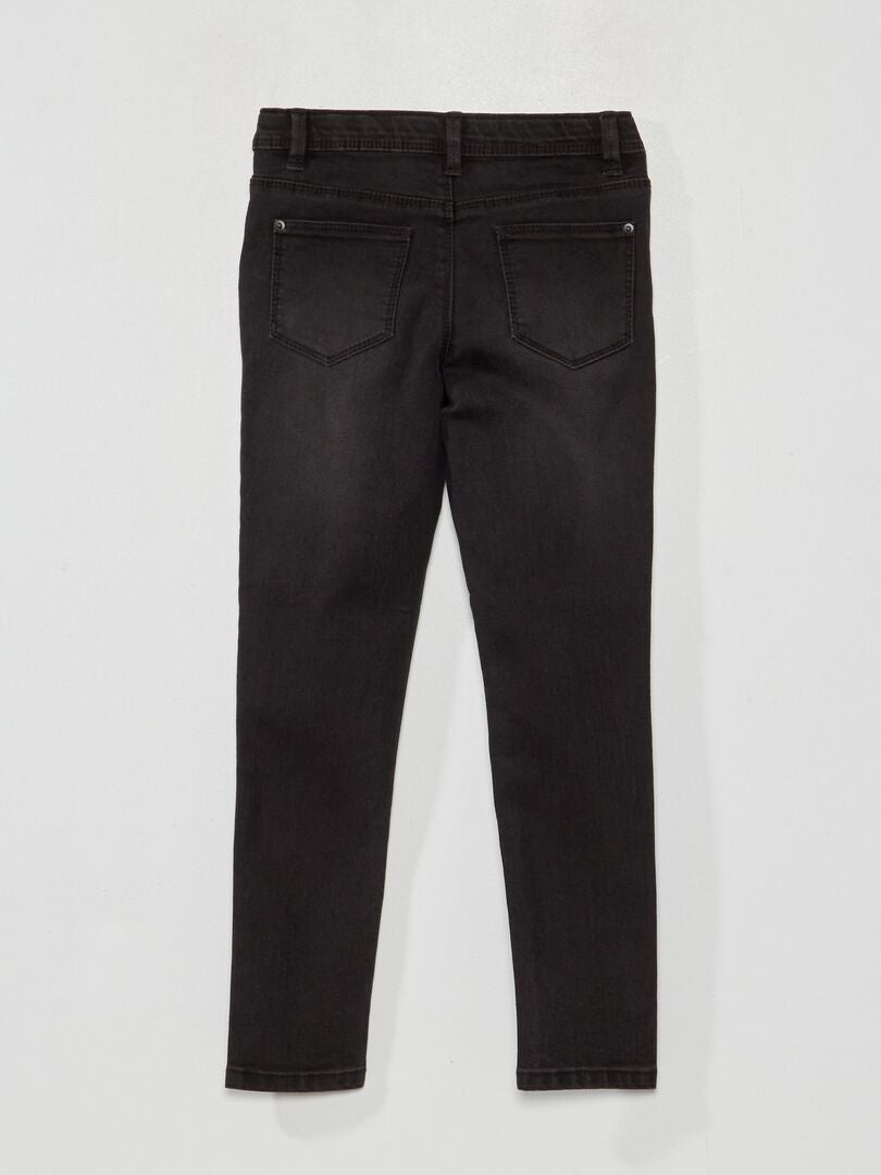 Milieuvriendelijke skinny jeans - ZWART