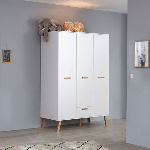 Garderobe med matter