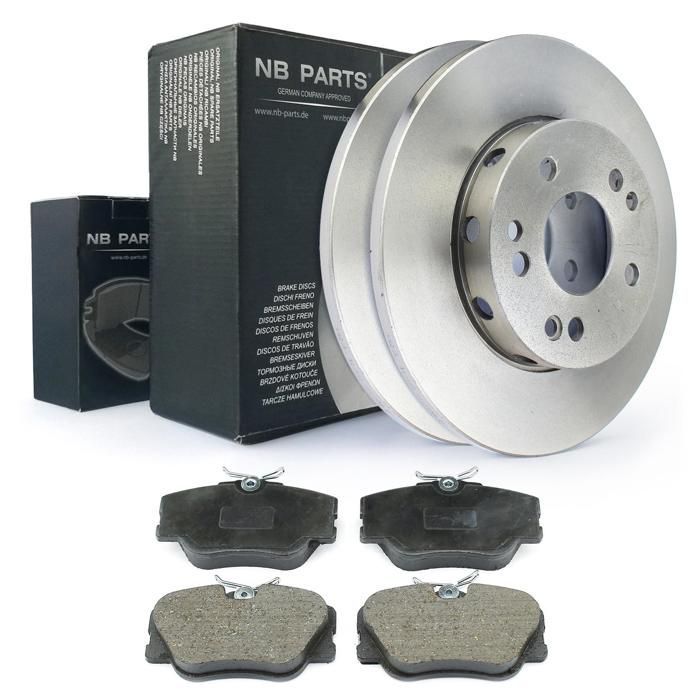 Disques de Frein + Plaquettes Avant 284mm Plein Mercedes-Benz C124 S124 W124
