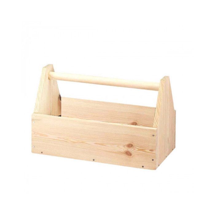 Caja de herramientas de madera con certificación FSC