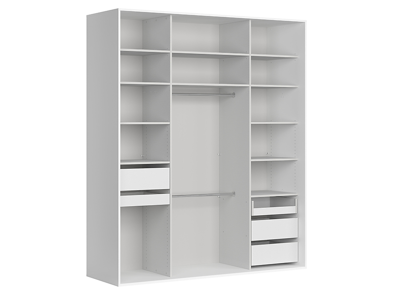 Szafa Flex 200 cm garderoba otwarta biała