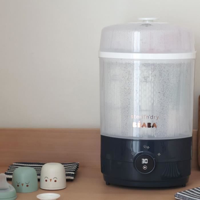 2-in-1 sterilointilaite ja kuivausrumpu - BEABA - Steril 'n' dry - Yönsininen