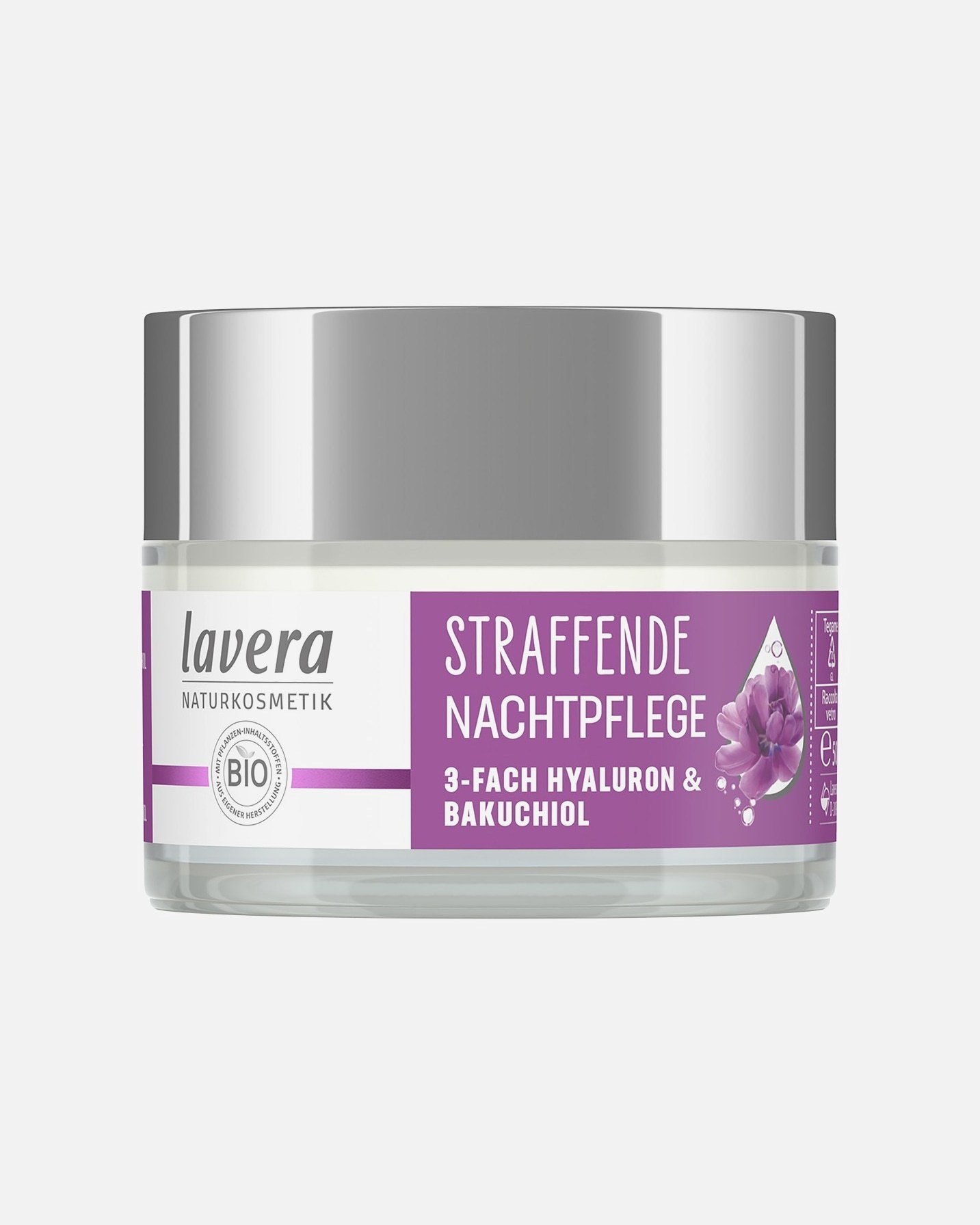 lavera nachtcreme 3-flash Hyaluron & Bakuchiol - 50 ml