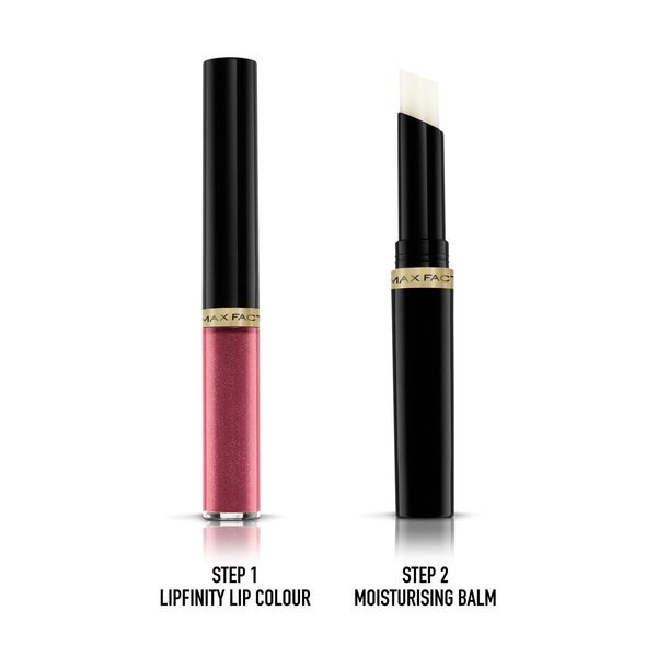 Кармин за усне Max Factor Lipfinity 330 Essential Burgundy у 2 корака, дуготрајан, 2,3 мл