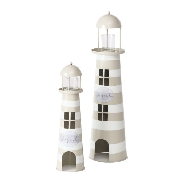 Dekoracje - zestaw 2 latarni morskich 57x15,7 cm  FARO