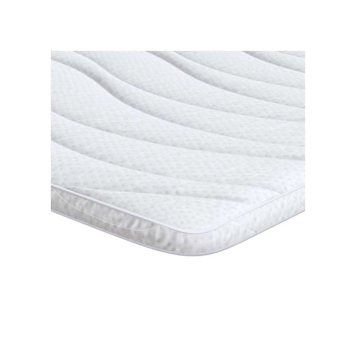 Cubrecolchón de espuma de látex - vidaXL - 140x200x5,5 cm - Blanco - Ultrasuave - Tejido de punto - Transpirable