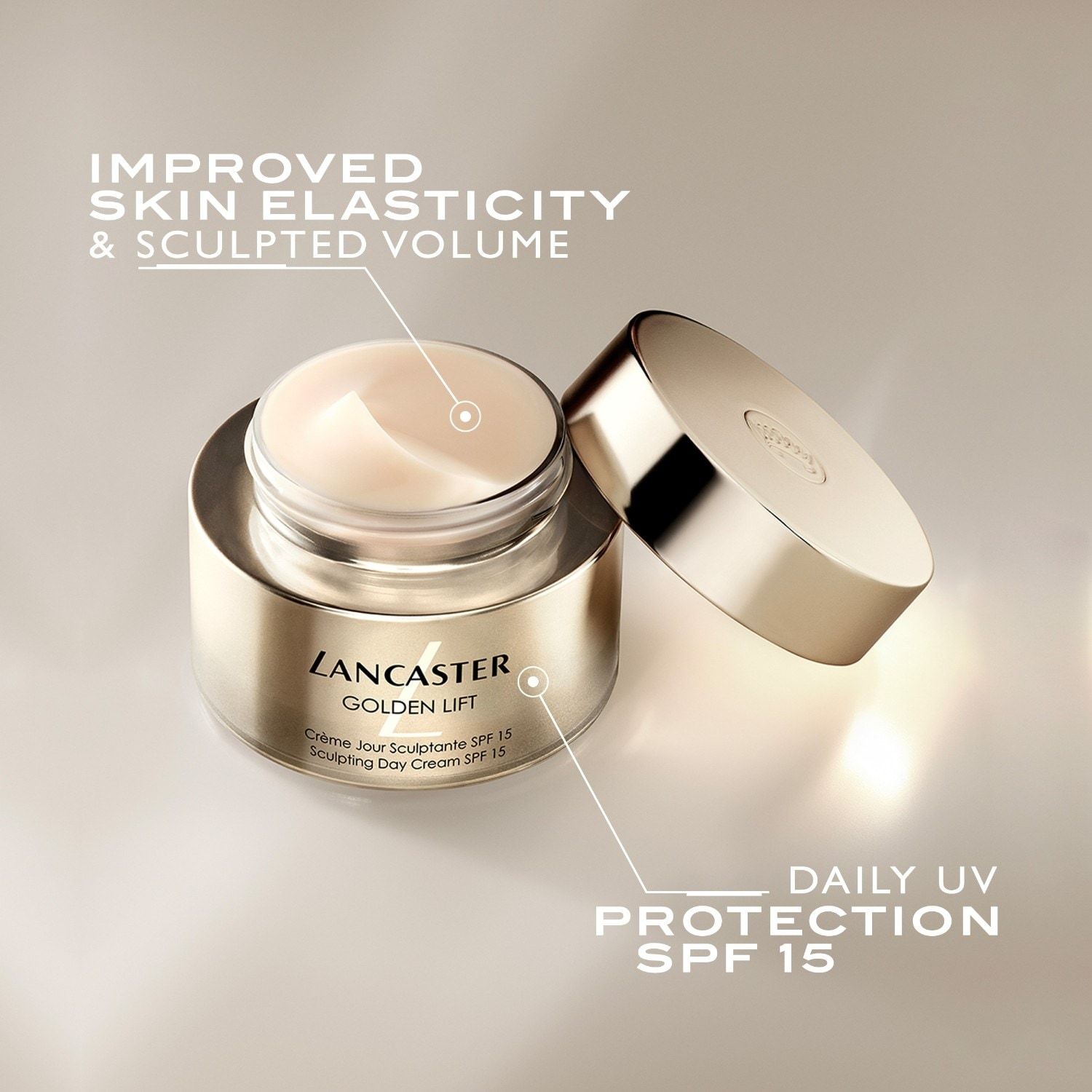 Lancaster Anti-Aging Care Golden Lift Sculpting dnevna krema SPF 15 - 50 ml