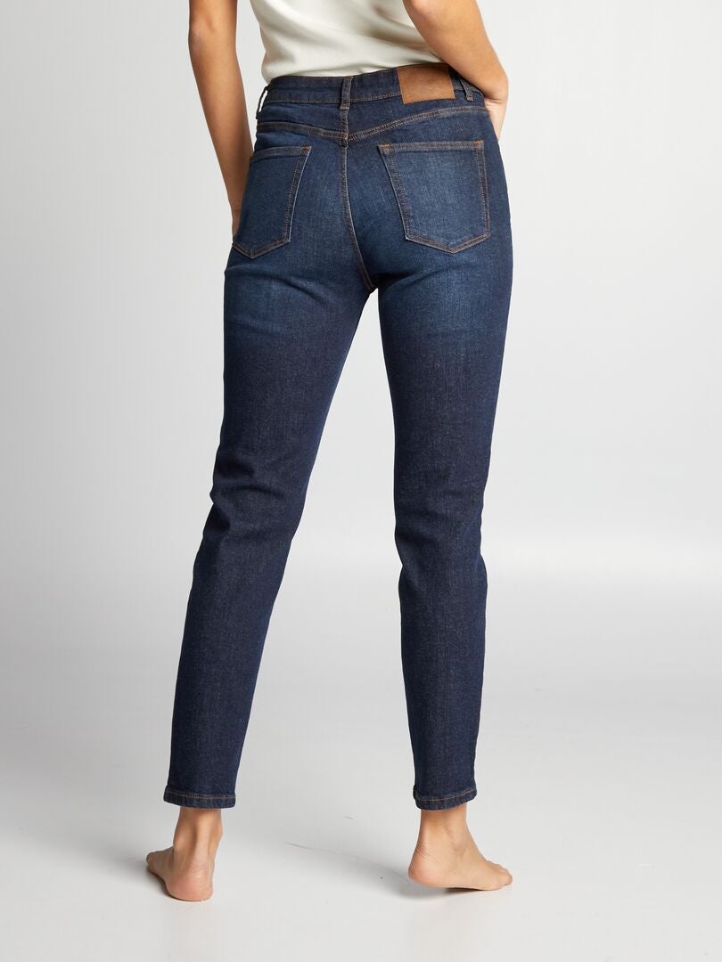 Calça jeans slim tamanho 30L - AZUL