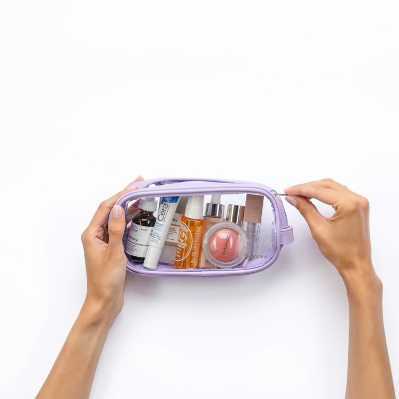 Notino Travel Collection Small Clear Organizer prozorna kozmetična torbica