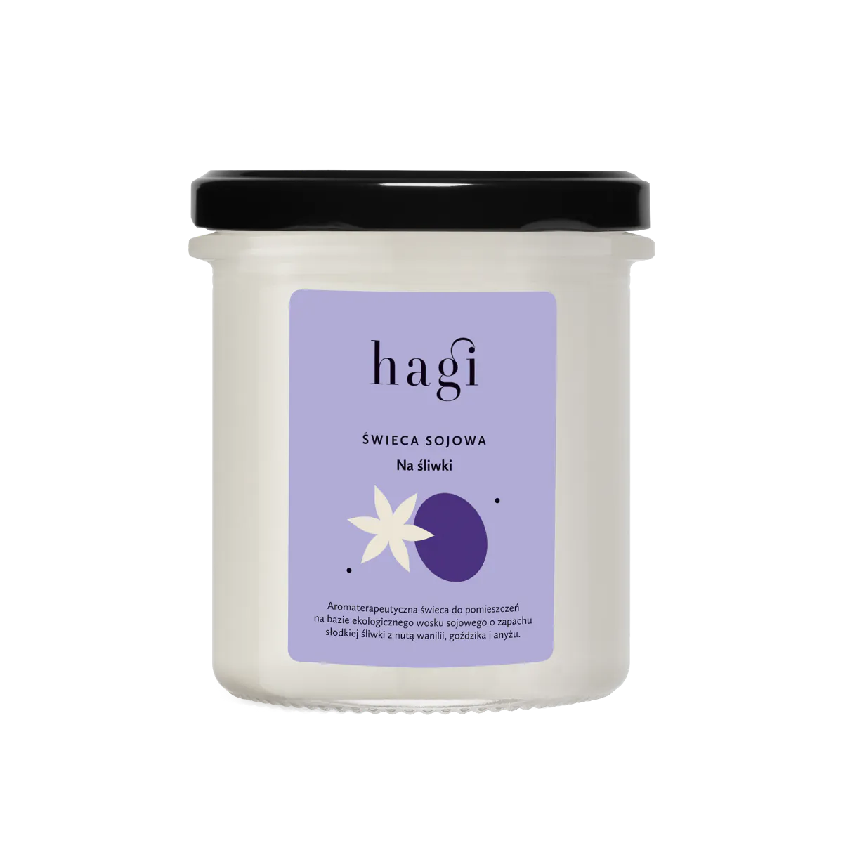 Hagi Na Śliwki - Świeca 215 ml