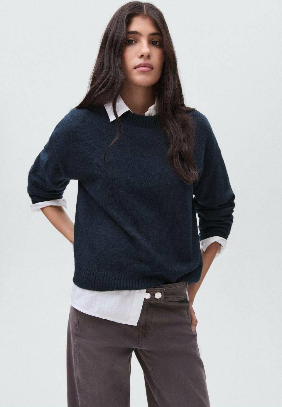 Mango Kids TEEN - Pull - bleu foncé