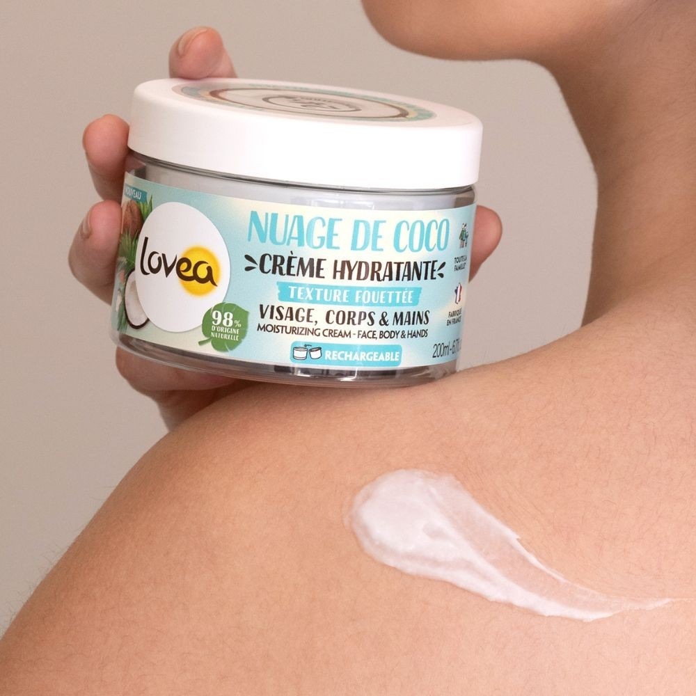 Lovea Crème Hydratante Visage, Corps & Mains N uage de coco