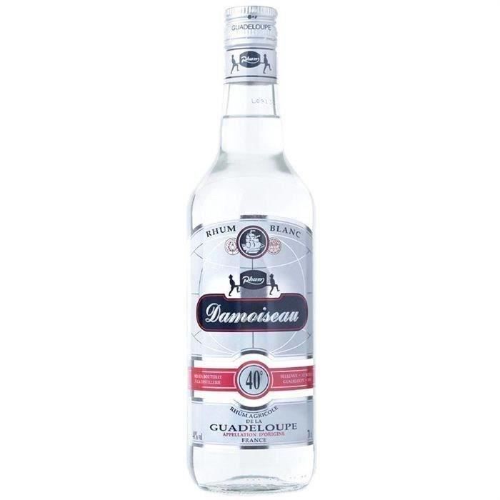 Weißer landwirtschaftlicher Rum - DAMOISEAU - Guadeloupe - 40 % vol - 70 cl