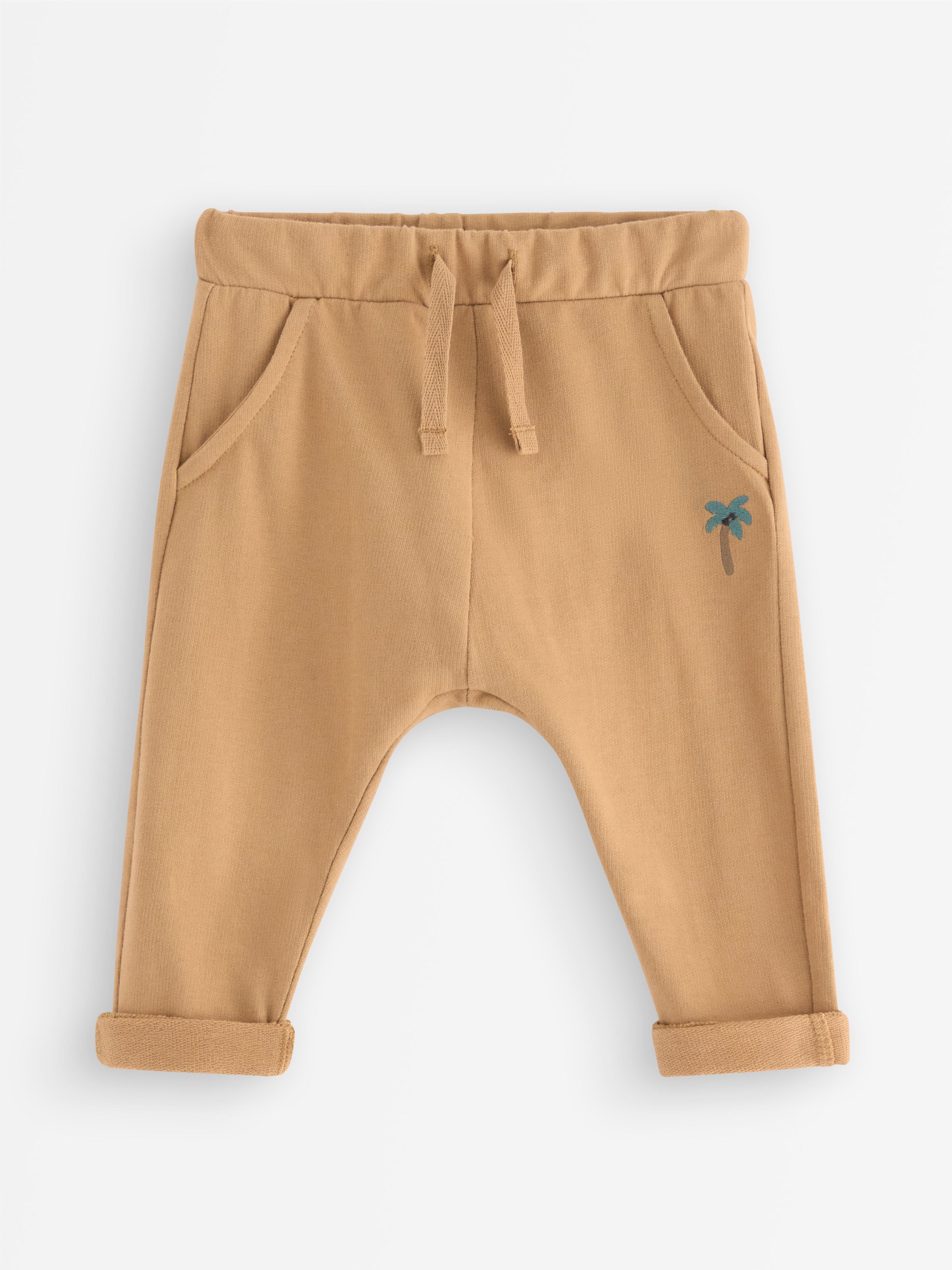 Pantalon de survêtement beige clair délavé