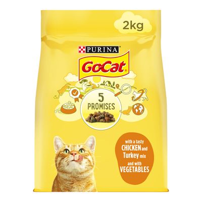 Go Cat Senior Κοτόπουλο, Ρύζι & Λαχανικά