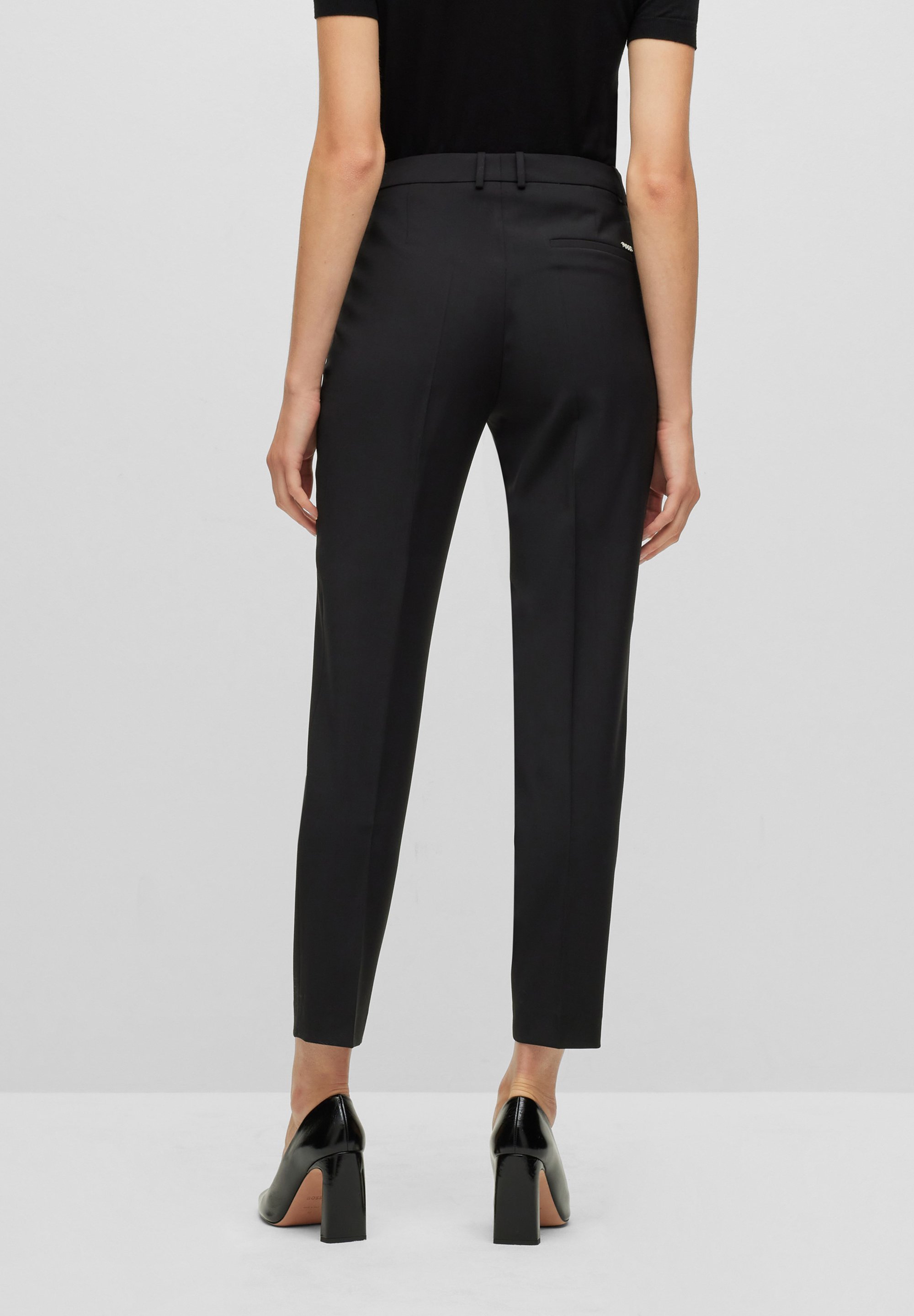 BOSS TILUNAH - Broek - zwart