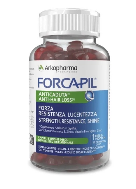 FORCAPIL Forcapil contra queda de cabelo 60 gomas para o bem-estar capilar