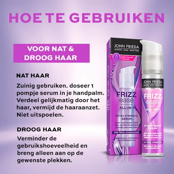 John Frieda Frizz Ease vsestranski serum za dodatno moč<br>50 ml