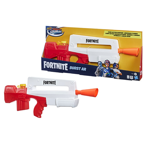  Pistola De Agua Supersoaker Fortnite Burst Ar 8 Años+