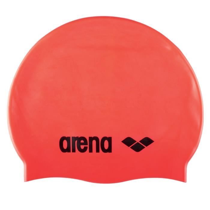 Bonnet de bain Arena Classic Silicone - ARENA - Classic Silicone - Orange - Homme - Ski - Natation