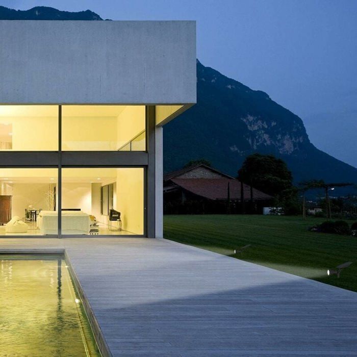 Faretto solare con 4 LED, impermeabile per esterni, luce bianca, 2 in 1, in plastica, integrato, 2W, bianco, 29 x 9,5 x 34 cm (1 pz)