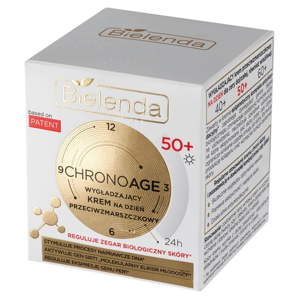 Bielenda Chrono Age 24H Wygładzający krem przeciwzmarszczkowy 50+ na dzień