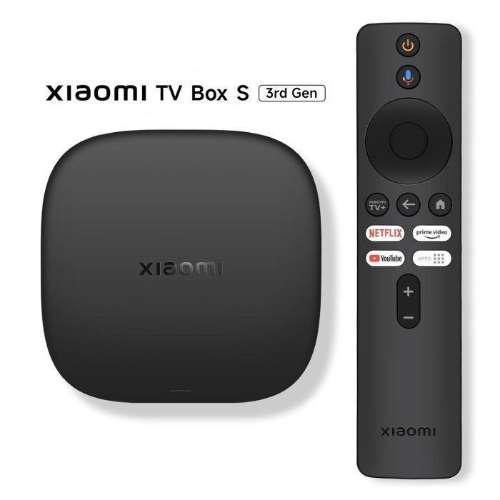 TV Box - XIAOMI - Mi TV Box S 3a generazione - 2 GB/32 GB - 4K Ultra HD Dolby Vision/HDR10+ - Wi-Fi 6 Bluetooth 5.2