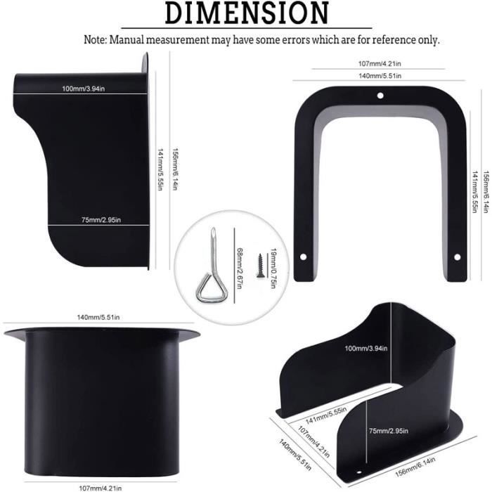 Funda protectora para timbre - FOLAYA - Acero inoxidable - Protección total contra la intemperie - Fácil instalación