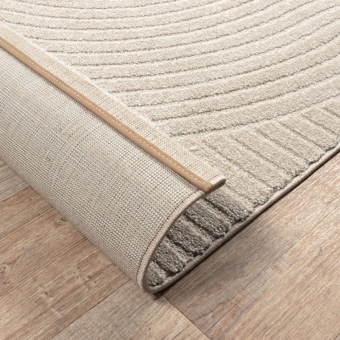 Tapis Moderne - THE CARPET - Everest - Effet 3D - Beige - 140 x 200 cm