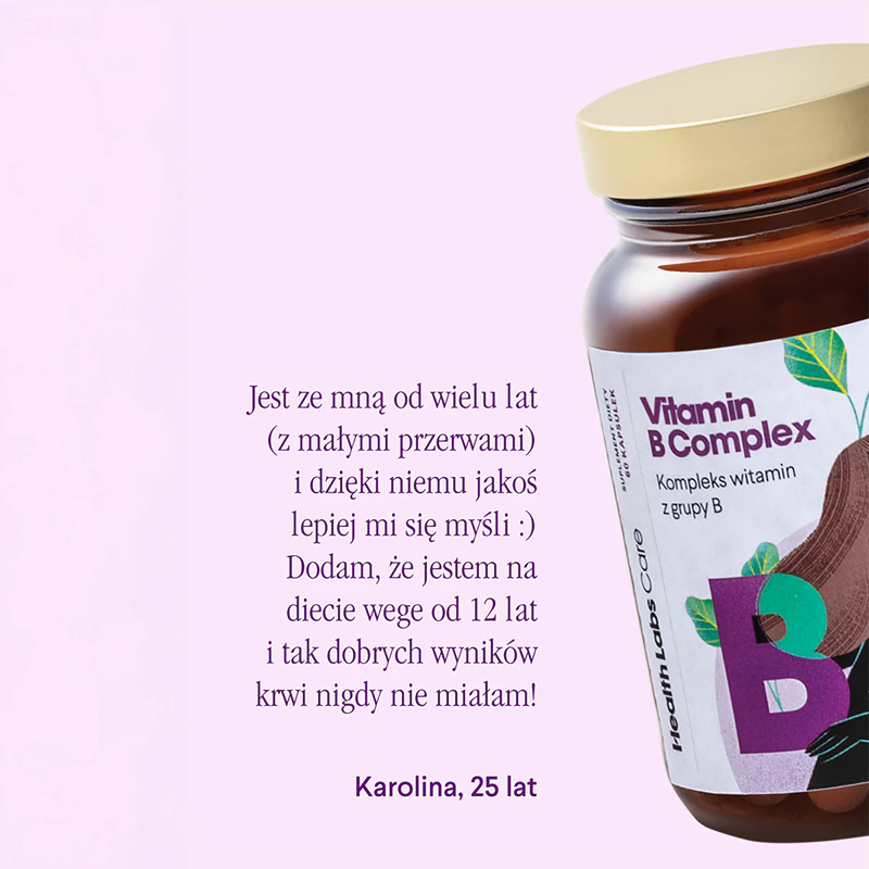 Health Labs Care Vitamin B Complex Nahrungsergänzungsmittelkapseln mit einem Komplex aus B-Vitaminen