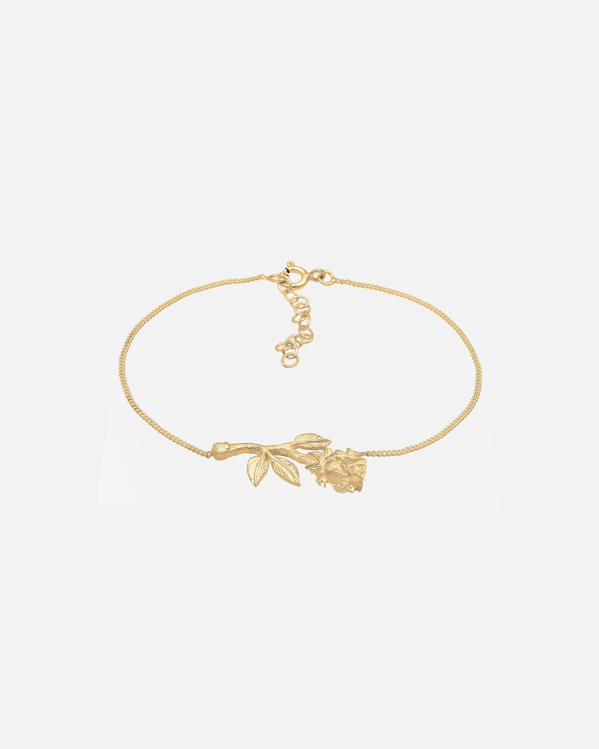 Elli Pendentifs Rose Amour Bracelet Femme - (925/1000) Argent