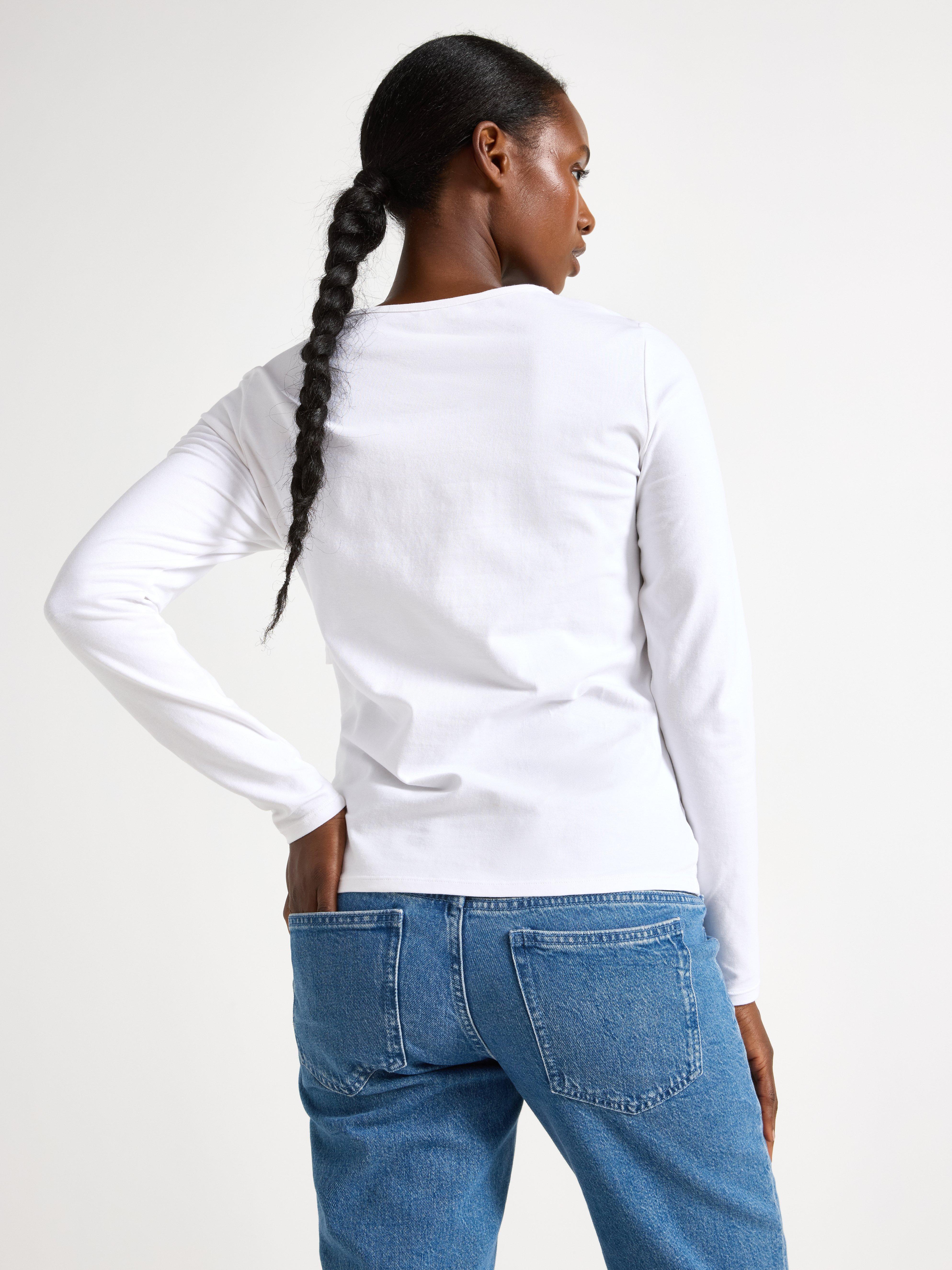 Top de lactancia para mamá blanco