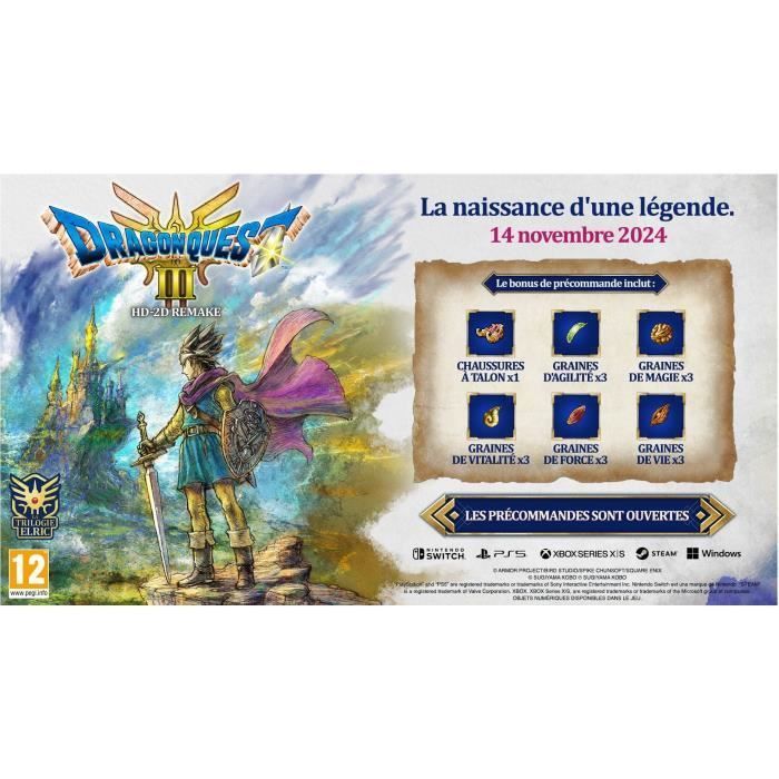 Dragon Quest III HD-2D Remake - Jogo para Nintendo Switch