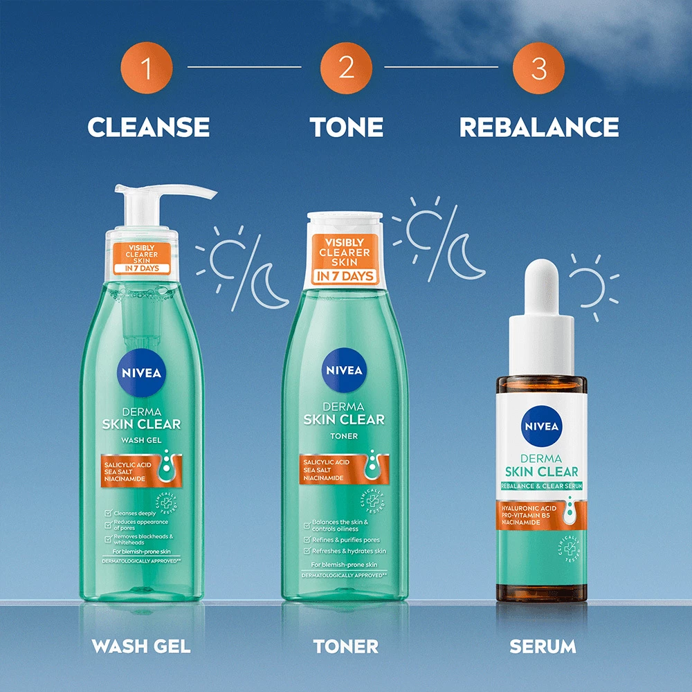 Loțiune tonică Derma Activate 200 ml - NIVEA