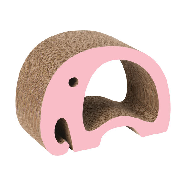 2-in-1 Katzen-Kratzpappe Zoo Scratcher Elefant