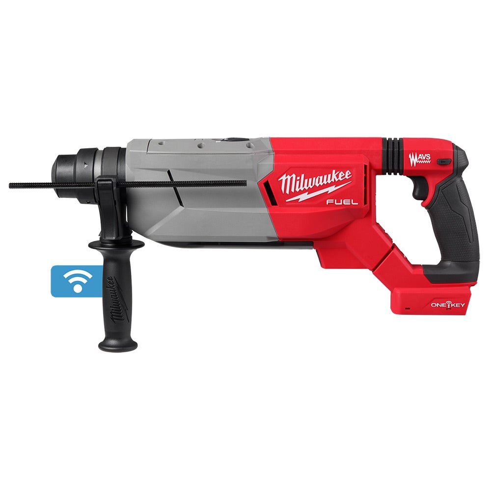 Furadeira de impacto MILWAUKEE FUEL 18V 32mm com mandril SDS Plus tipo D e botão único M18FHACOD32-0