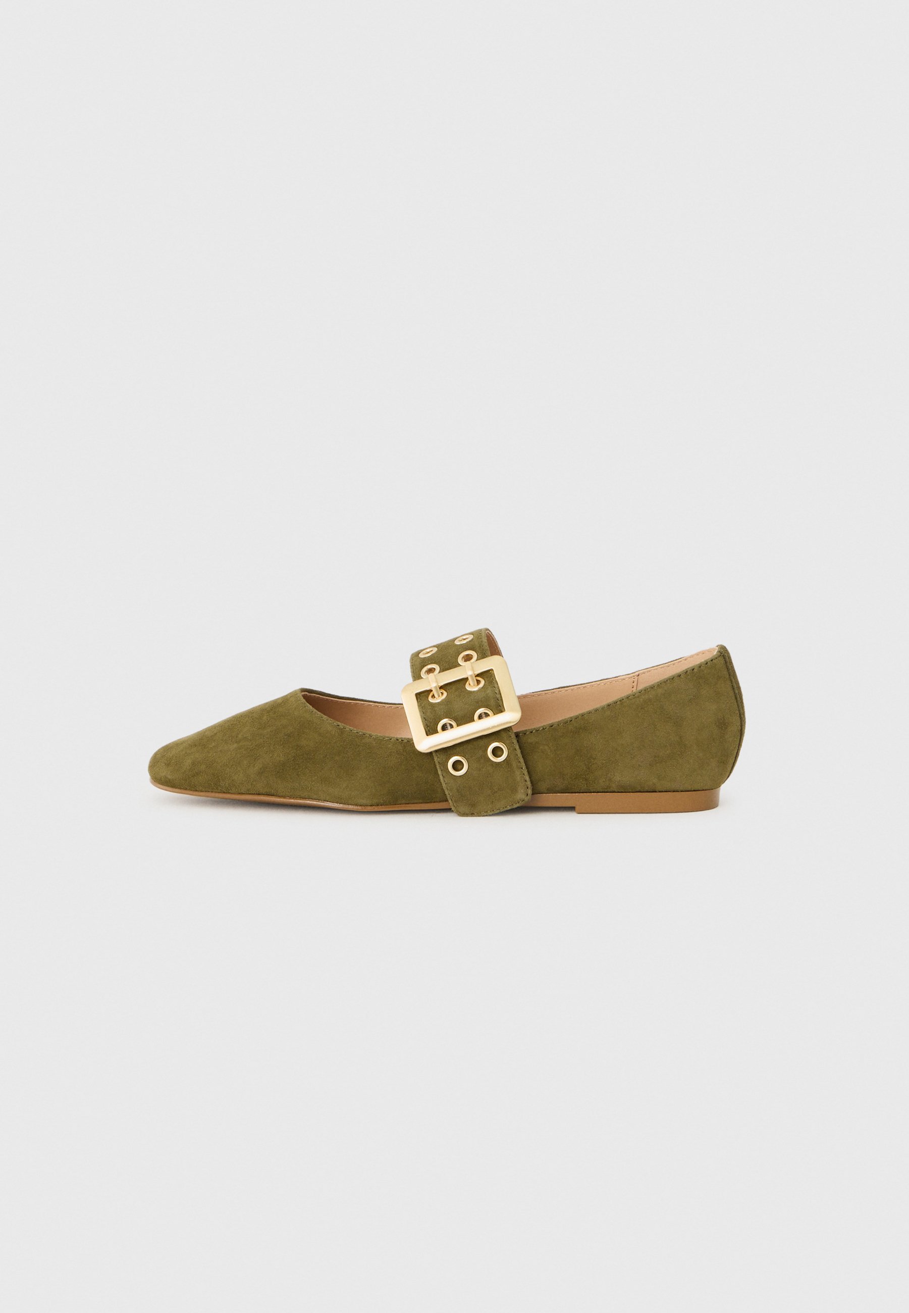 Steve Madden ATLANTICA - Balerínky - melírovaná olivová